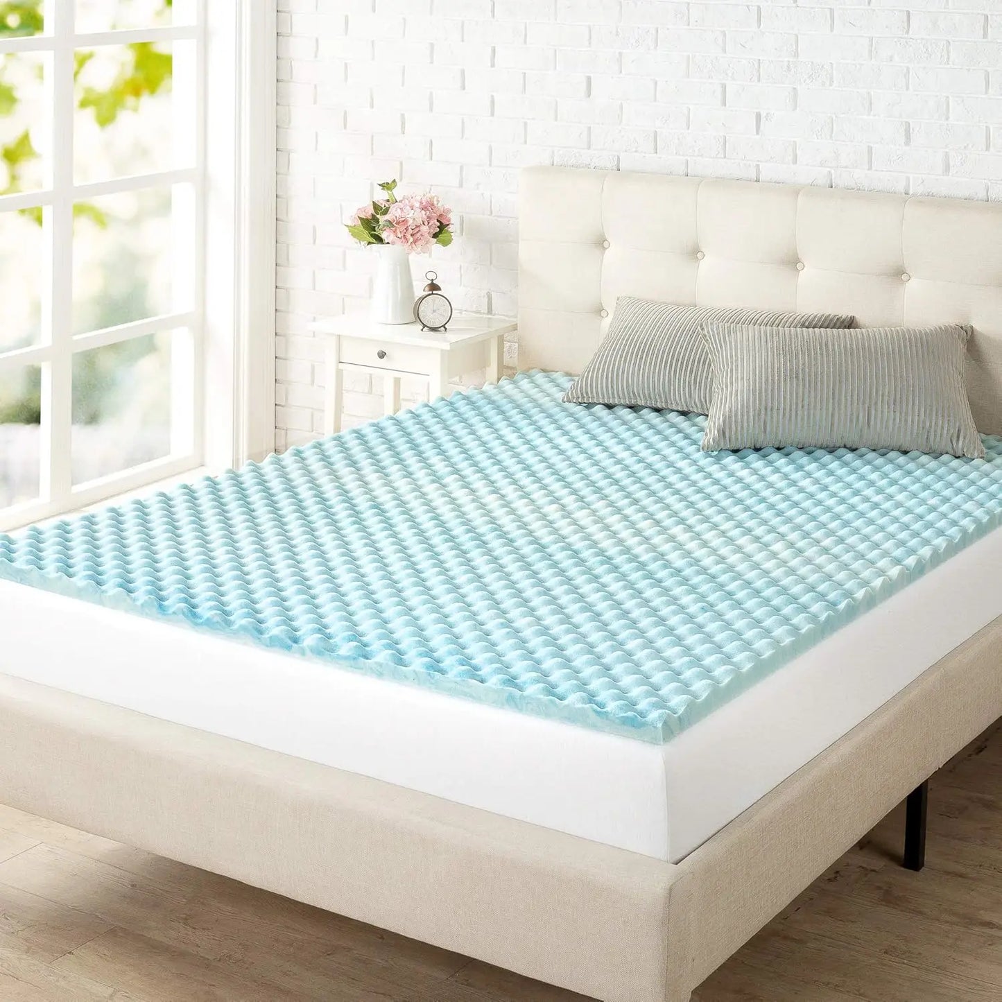 Swirl Memory Foam Mattress Topper
