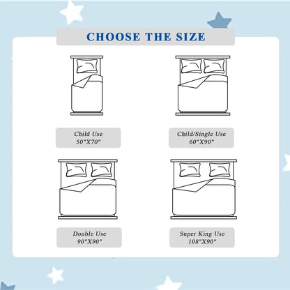 Star Print Cooling Throw Blanket