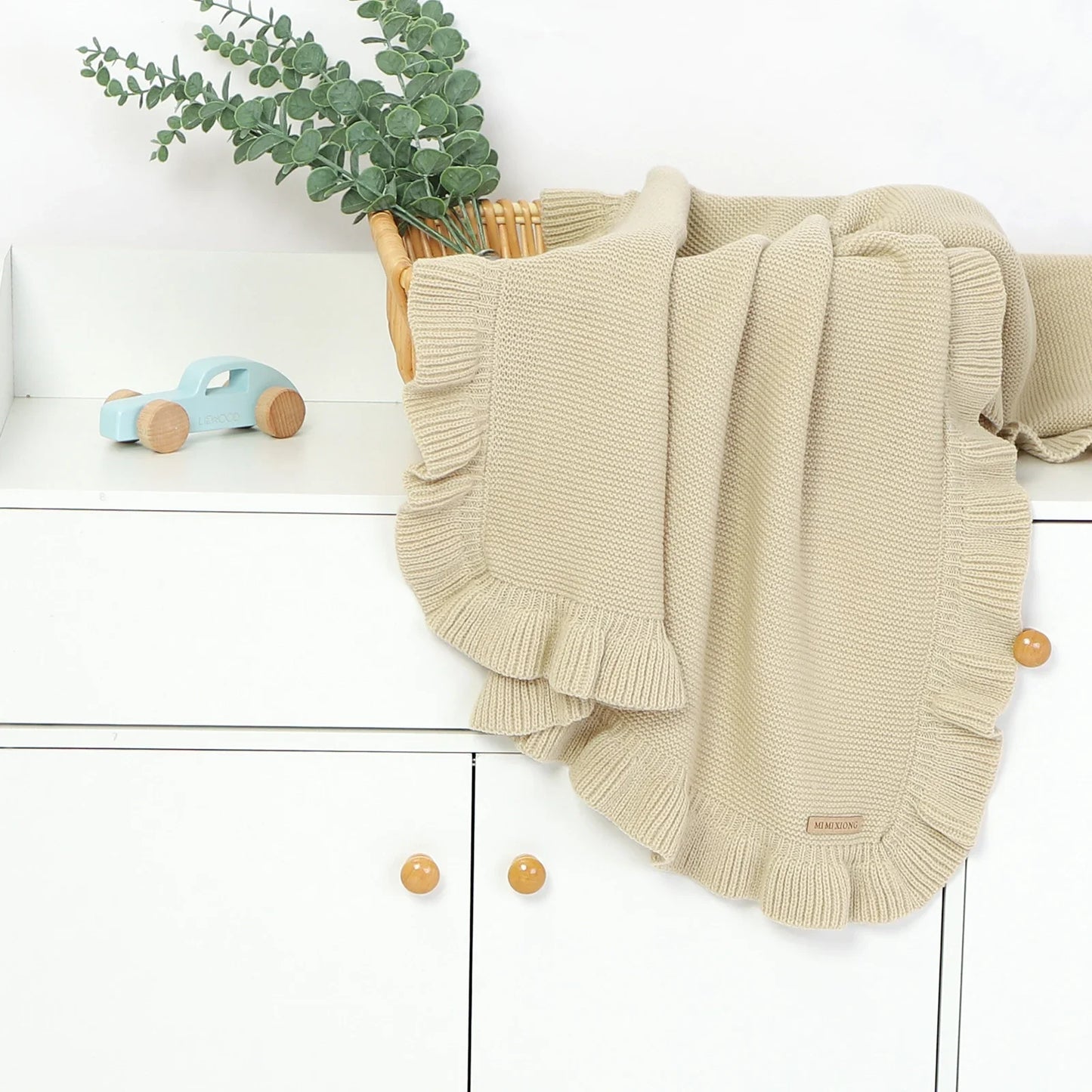 Knitted Baby Swaddle Blanket