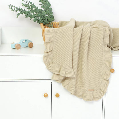 Knitted Baby Swaddle Blanket