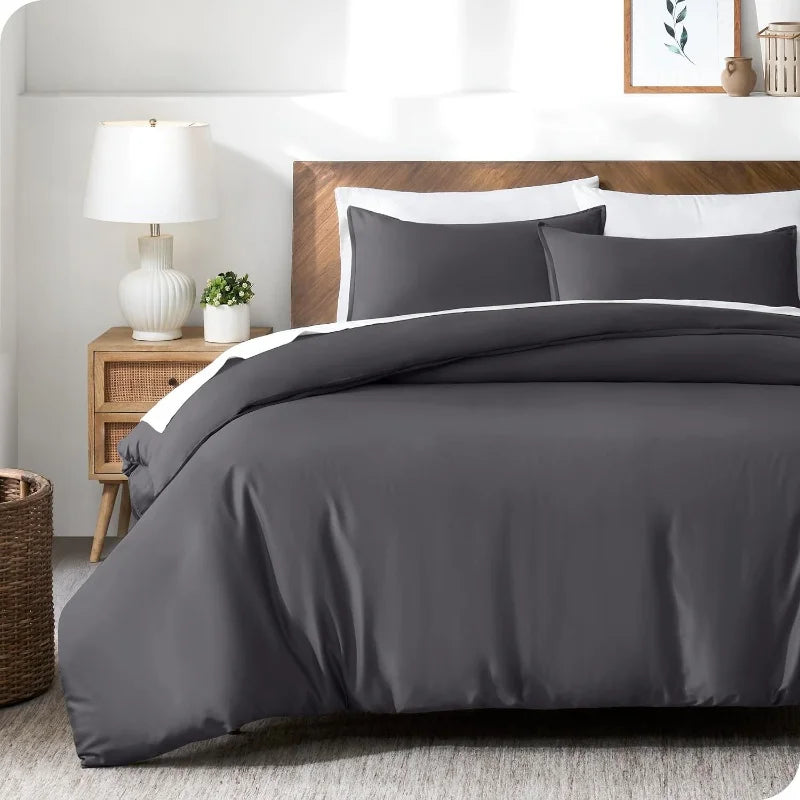 Bamboo Fiber Duvet Cover Set