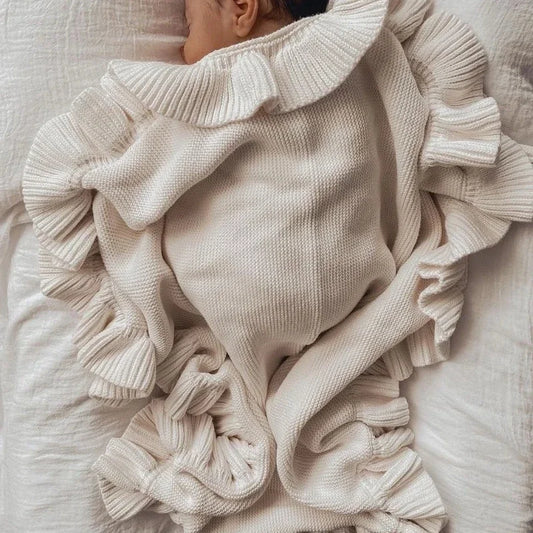 Knitted Baby Swaddle Blanket