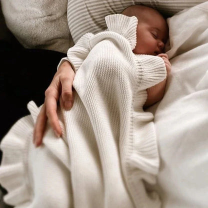 Knitted Baby Swaddle Blanket