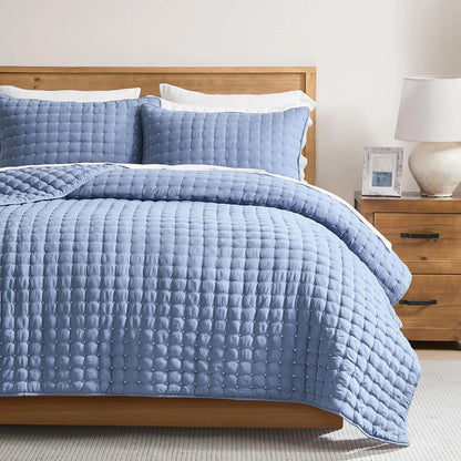 Beige King Quilt Set