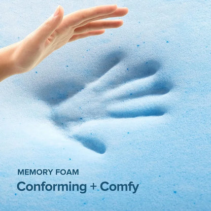 Swirl Memory Foam Mattress Topper