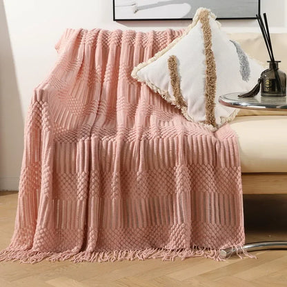 Chunky Knit Throw Blanket