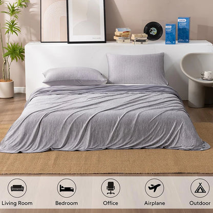 Grey Summer Cooling Blanket