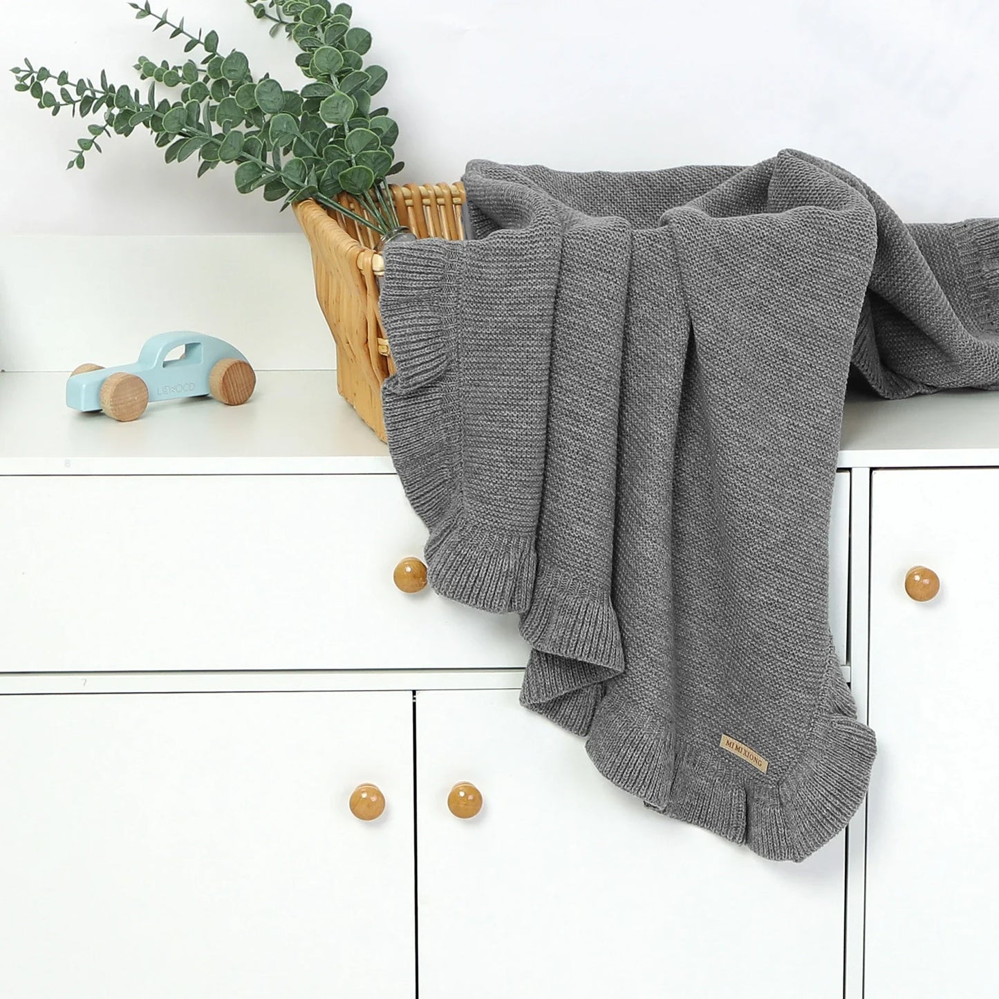 Knitted Baby Swaddle Blanket