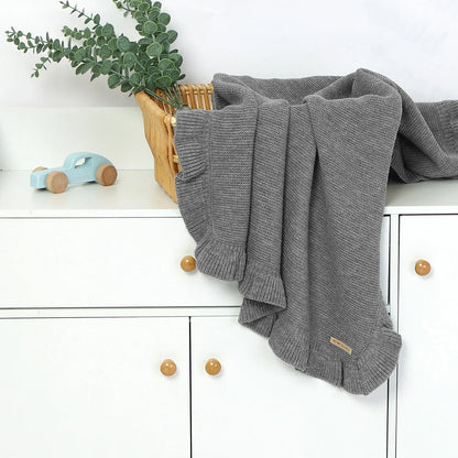 Knitted Baby Swaddle Blanket