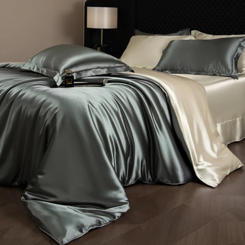 Luxury Silk & Rayon Bedding Set
