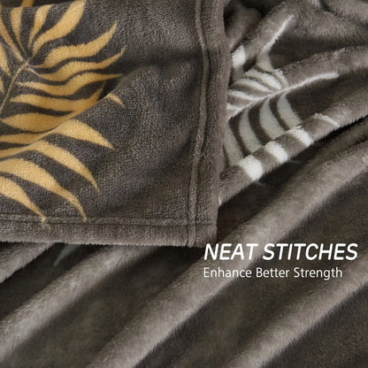 Lightweight Flannel Cozy Throw Blanket