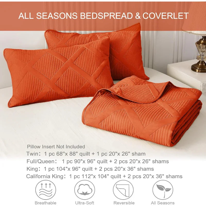 Queen Lightweight Quilt Set