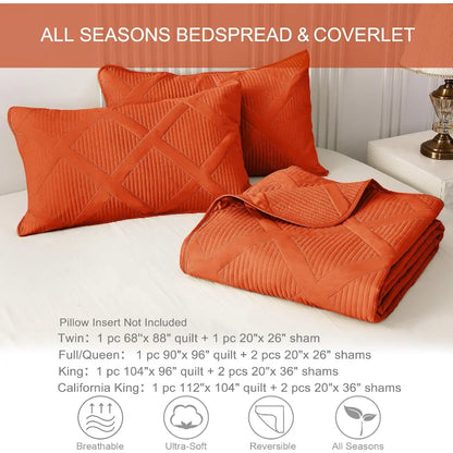 Queen Lightweight Quilt Set