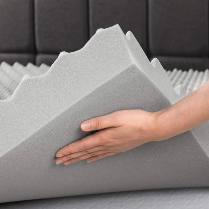 Egg Crate Memory Foam Topper
