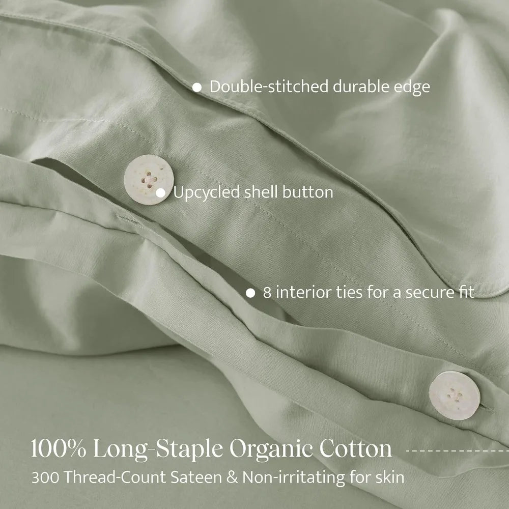 Organic Cotton Duvet Cover Set