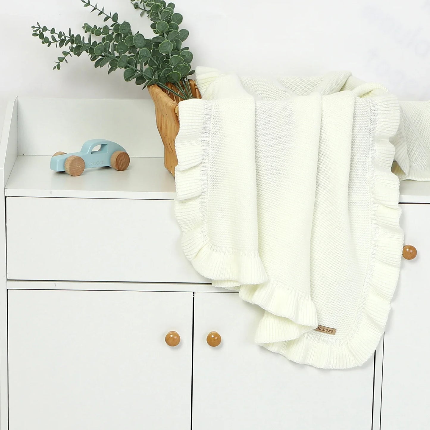 Knitted Baby Swaddle Blanket