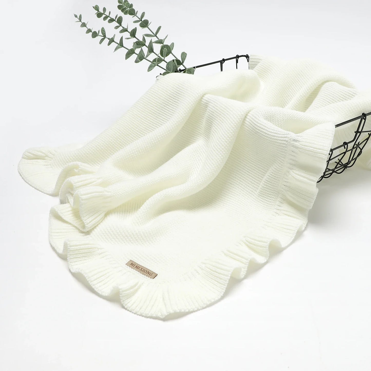Knitted Baby Swaddle Blanket
