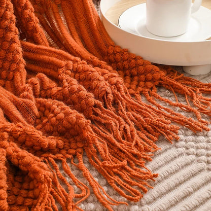 Chunky Knit Throw Blanket