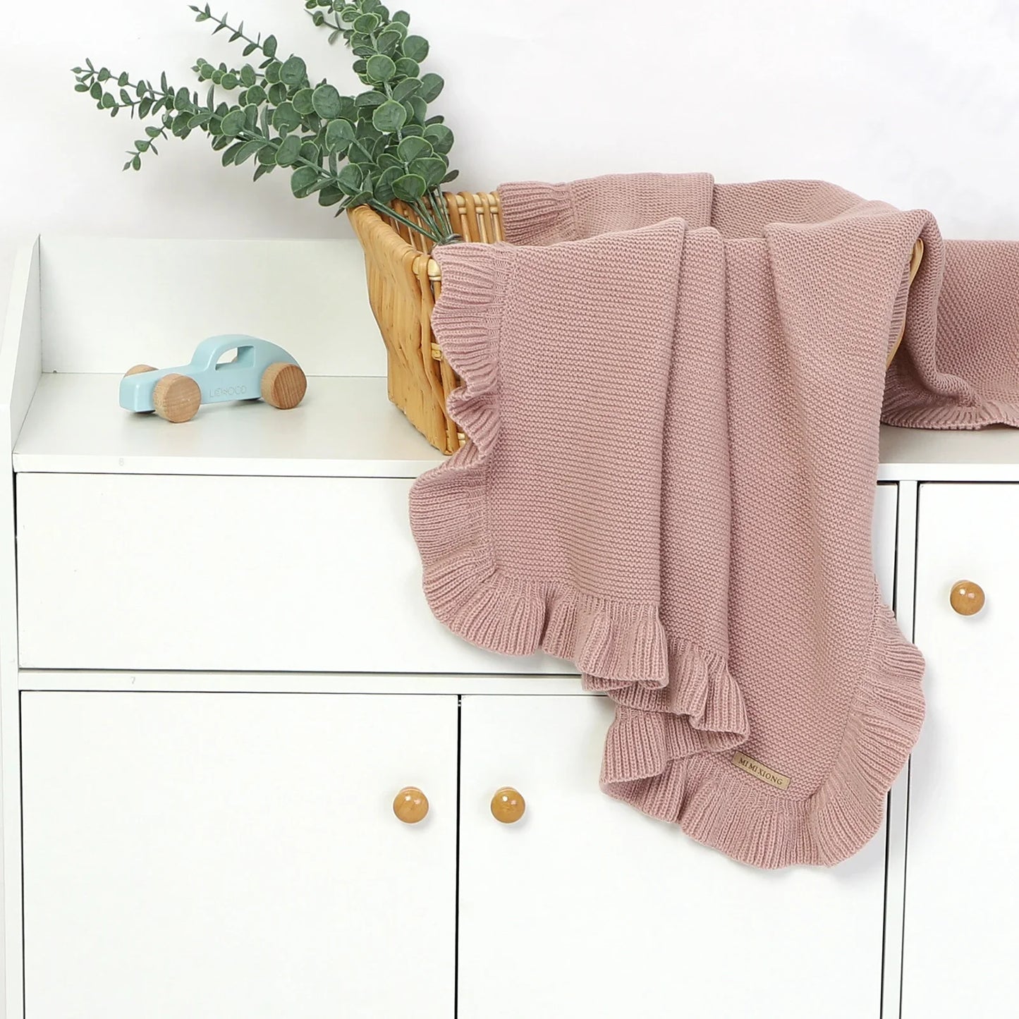 Knitted Baby Swaddle Blanket
