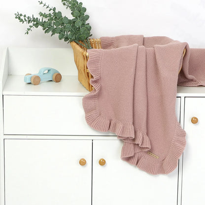 Knitted Baby Swaddle Blanket