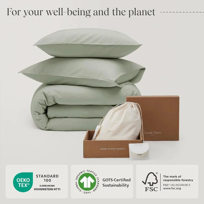 Organic Cotton Duvet Cover Set