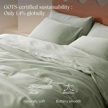 Organic Cotton Duvet Cover Set
