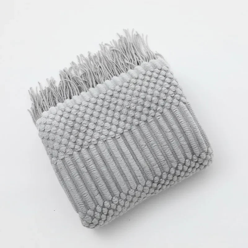 Chunky Knit Throw Blanket