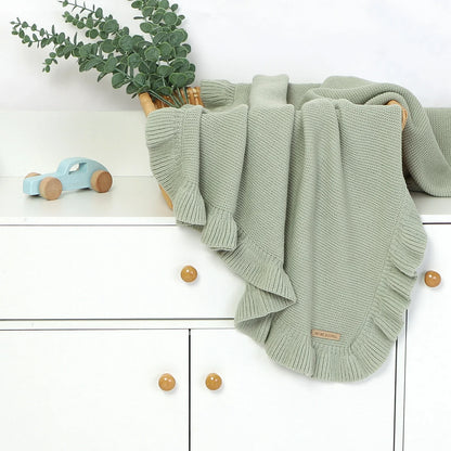 Knitted Baby Swaddle Blanket